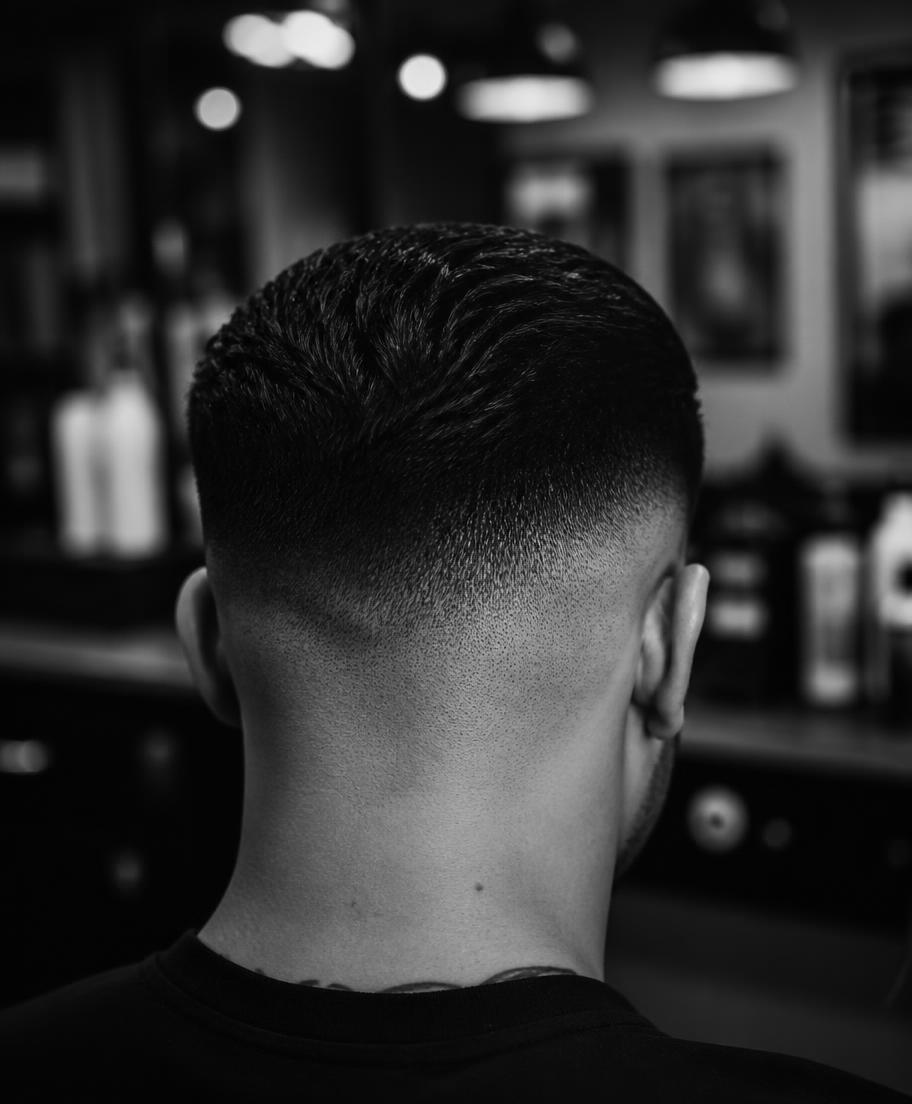 Skin fade griezums no aizmugures